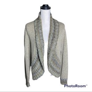 Woolrich Lambswool open front sweater size XL